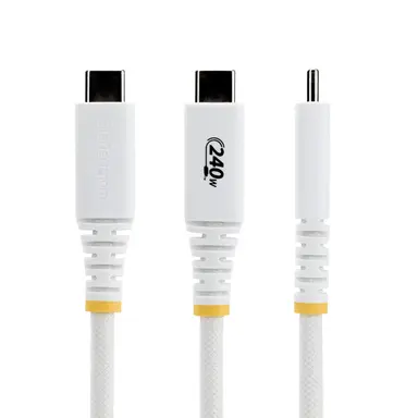 StarTech.com USB C Cable Supports PD 3.1 Epr up to 240W 5A; USB-If Certified; Dual-Layer Sili, image 6