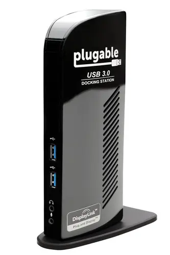 Plugable Technologies USB 3.0 Universal Laptop Docking Station Dual Monitor for Windows and Mac, image 4