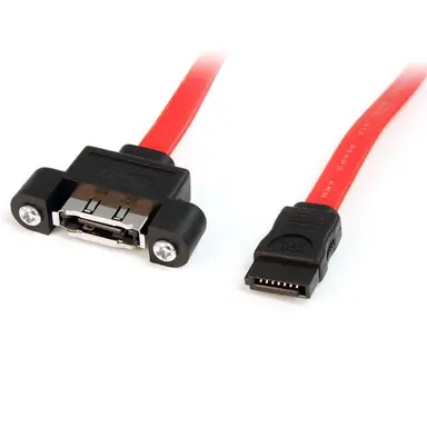 StarTech.com Extend Your ESATA Interface and Screw-Mount IT into a Panel - 1 ft SATA to ESATA