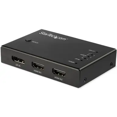 StarTech.com Multi-Port HDMI Video Switch Supports HDMI (3X) and DisplayPort (1X) Input - HDM