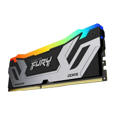 Kingston 24GB 8400MT/S DDR5 CL40 Cudimm Fury Renegade RGB Silver XMP, image 5