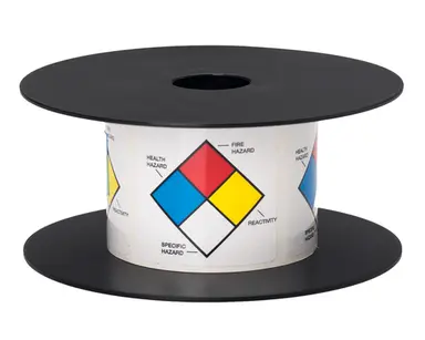 Brother International Corporat 2INX2IN TT Nfpa Color Diamonds White Label (Use BMSLPR03XX Ink Ribbons), 3MIL, 5, image 4