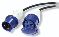 APC BY Schneider Electric APC Modular IT Power Distribution Cable Extender 3 Wire 16A IEC309 240CM, image 3