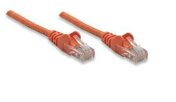 Intellinet 10 FT Orange Cat6 Snagless Patch Cable