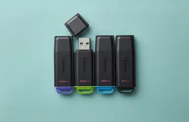 Kingston 128GB Portable USB 3.2 Gen 1 Datatraveler Exodia Black/Blue, image 6