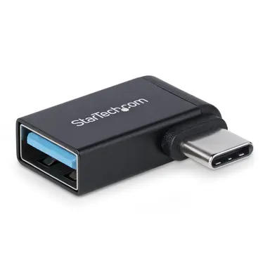 StarTech.com Right Angled USB-C to USB-a Adapter, USB 5GBPS, Compact USB-C Male to USB-a Fema, image 4