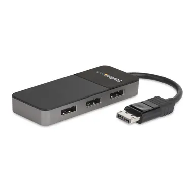 StarTech.com 3-Port DisplayPort Multi-Monitor Adapter Drives 2X 4K 30HZ + 1X 4K 60HZ DP Displ