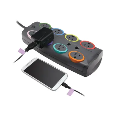 Kensington Computer Smartsockets Standard Adapter 8 Outlet 8, image 7