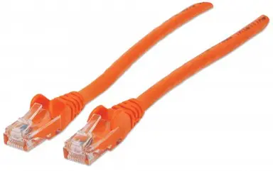 Intellinet RJ-45 Male / RJ-45 Male, 0.6 M (2 FT.). Gold-Plated Contacts for Best Connection