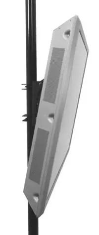 Chief Manufacturing Flat Panel Tilt Pole Mount - Black