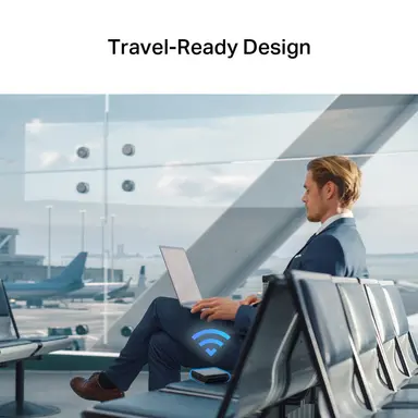 Omada Networks by TP Link AX1500 Wi-Fi 6 Pocket Travel Router, image 8