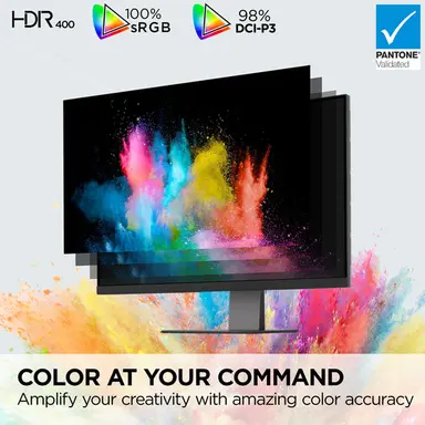 ViewSonic 32 in Colorpro 4K UHD IPS Monitor with 100W Thunderbolt, RJ45, DCI-P3 and HDR400., image 4