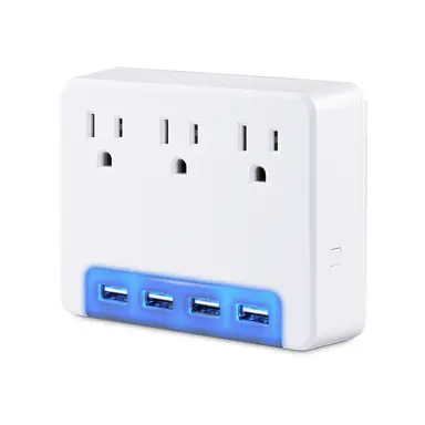 CyberPower Systems (USA) 4 USB 3.4A Ports Multi Color Glow 1-Year Warranty, image 6