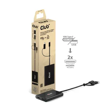 Club 3D B.V USB A to Dual HDMI 4K 60HZ Adapter, image 4