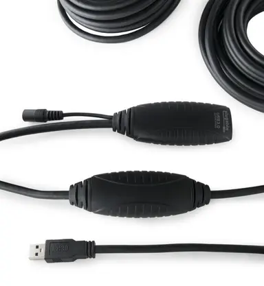 Plugable Technologies Plugable 10 Meter (32 Foot) USB 3.0 Active Extension Cable with AC Power Adapter, image 8