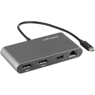 StarTech.com Thunderbolt 3 Mini Dock - 40GB Video & Data/Dual Monitor DisplayPort 4K 60HZ/1X, image 4