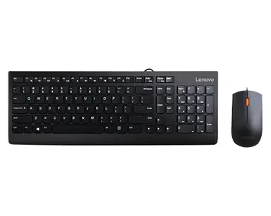 Lenovo 300 USB Combo Keyboard & Mouse - Keyboard, Mouse - Qwerty - Mice Button:, image 4