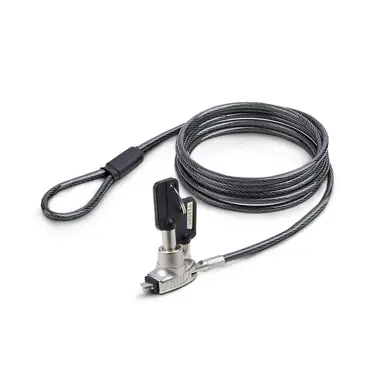 STARTECH.COM Slim Lock Noble WEDGE® Compatible 5FT (1.5M) Locking Cable Desk Anti-Theft