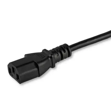 StarTech.com 15 ft (4.5 m) 18AWG Flexible Computer Power Cord W/ Flat NEMA 5-15P and IEC 60320, image 6