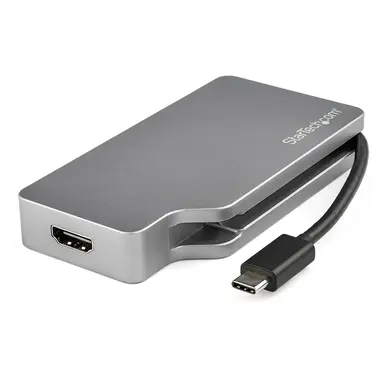 StarTech.com 4-in-1 USB Type C Multiport Video Adapter to Any One of 4K 60HZ HDMI/Mini Displa