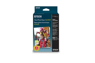 Epson Print Photo Paper Glossy 4X6 100 Sheets