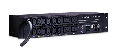 CyberPower Systems (USA) 30A 208V Metered-by-Outlet Switched PDU 16 C13-C19 Outlets 12 ft Cord 3 Year, image 6