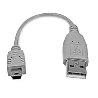 StarTech.com 6 in Mini USB 2.0 Cable - a to Mini B - the USB to Mini USB Cable Off, image 3