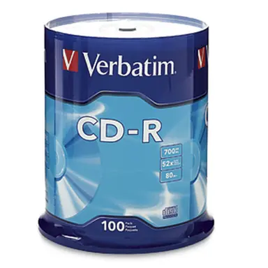 Verbatim Americas Verbatim CD-R 700MB 52X with Branded SURFACE-100PK Spindle, image 4
