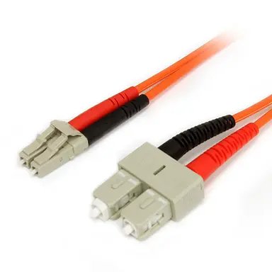 StarTech.com 2M Fiber Optic Cable - Multimode Duplex 62.5/125 LSZH Fiber Jumper Cord - LC/SC