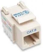 Intellinet Cat6 Ivory Keystone Jack UTP