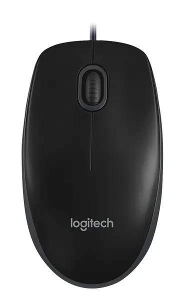 Logitech B100 Optical USB Mouse - Black