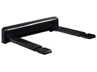 Peerless Industries Adjustable Shelf - Epoxy Plastic - Glos Black - Adjustment Knobs Allows for Easy, image 3