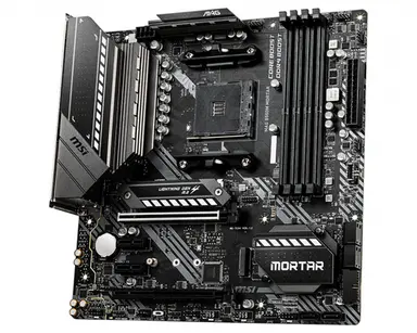 MSI Computer Mag B550M Mortar , AMD B550, Black/Matt, Matx, AM4, Supports 3RD Gen AMD Ryzen/ 3ND, image 4