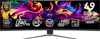 MSI Computer Mpg 491CQPX Qd-Oled
