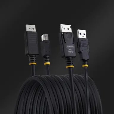 StarTech.com 10 ft (3M) DisplayPort and USB 5GBPS KVM Cable, 4K 60HZ, DP 1.2 and USB Combo, image 6