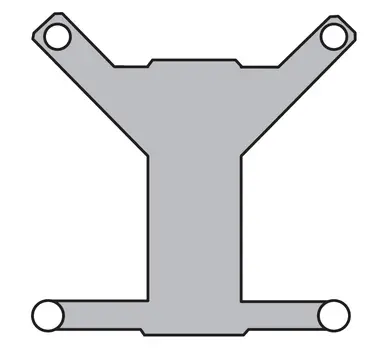 Screenbeam The Screenbeam 960 Mounting Kit Permits a Screenbeam Wireless Display Receiver