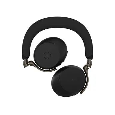 Jabra EVOLVE3 75 MS, LINK390A, Black - Sleek, Microphone Arm-Free Design That LO, image 6