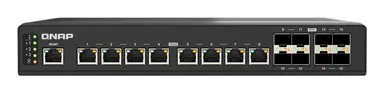 Qnap Marvell 98DX3550 8GB DDR4 Layer 3 Lite 8 X 10GBE SFP+ Fiber Ports (10G/1G) AN