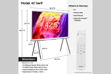 Samsung Electronics America I QLED/LS SERIES/43INCH/3840X2160, image 8