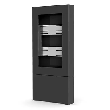 Chief Manufacturing 43 Inch Portrait Floor Kiosk Black, image 4