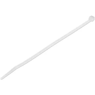 StarTech.com 100 Pack of Cable Ties: Keep Cables Organized with 8 in (203.2 MM) White Zip Ties