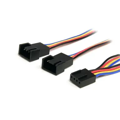 StarTech.com Connect Two 4-Pin (PWM) Fans to a Single Connector on the Power Supply - 1 ft Cas, image 4