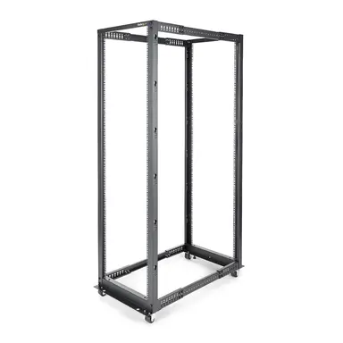 4-POST 42U Mobile Open Frame Server Rack for Data/IT Equipment - 22-40IN (56 0-1