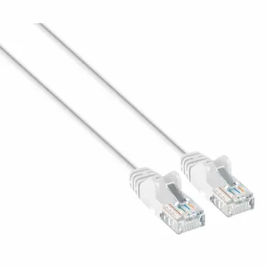 Intellinet Cat6 U/UTP Slim Network Patch Cable, 1.5 FT., White, image 6