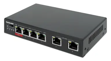 6-PORT Fast Ethernet Switch with 4 POE Ports (1 X High-Power POE) 65W