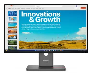 Lenovo ThinkVision P24QD-40 Monitor - Flat - 2560 × 1440 - 23.8 in - 6MS Response Time