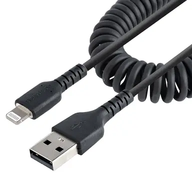 StarTech.com 1M/3FT USB to Lightning Cable, Coiled