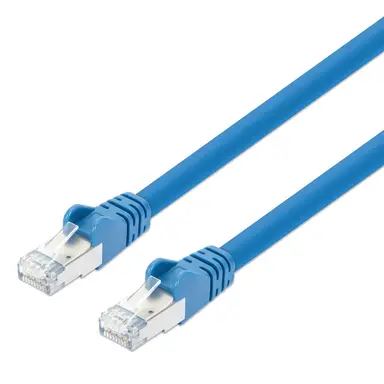 Intellinet CAT8.1 S/FTP Network Patch Cable, 1 FT., Blue