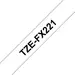 Brother International Corporat 0.35 in X 26.2 FT (9MM X 8M), Black Ink on White Flexible ID Label, image 5
