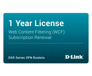 D-Link Systems D-Link Dynamic Web Content Filtering License 12-MONTHS